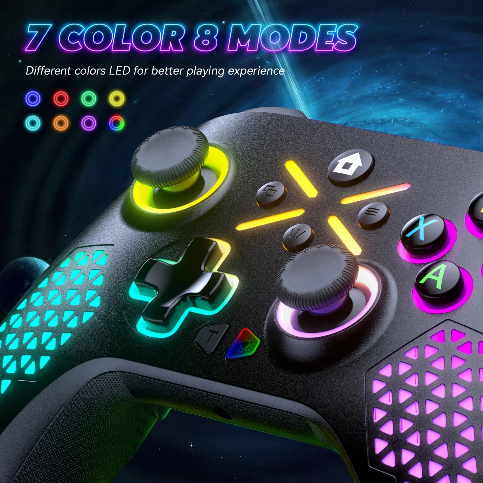 Wireless Gamepad for Xbox One ,Xbox Seris S ,Xbox Series X Console Win 7 8 10 Dual Vibra with Six Axis Gyroscope Game Controller