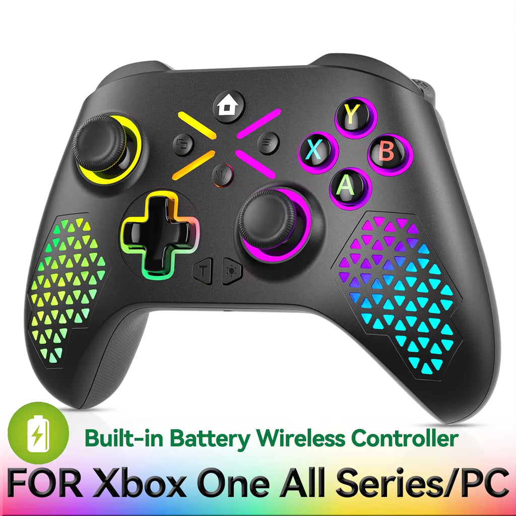 Wireless Gamepad for Xbox One ,Xbox Seris S ,Xbox Series X Console Win 7 8 10 Dual Vibra with Six Axis Gyroscope Game Controller