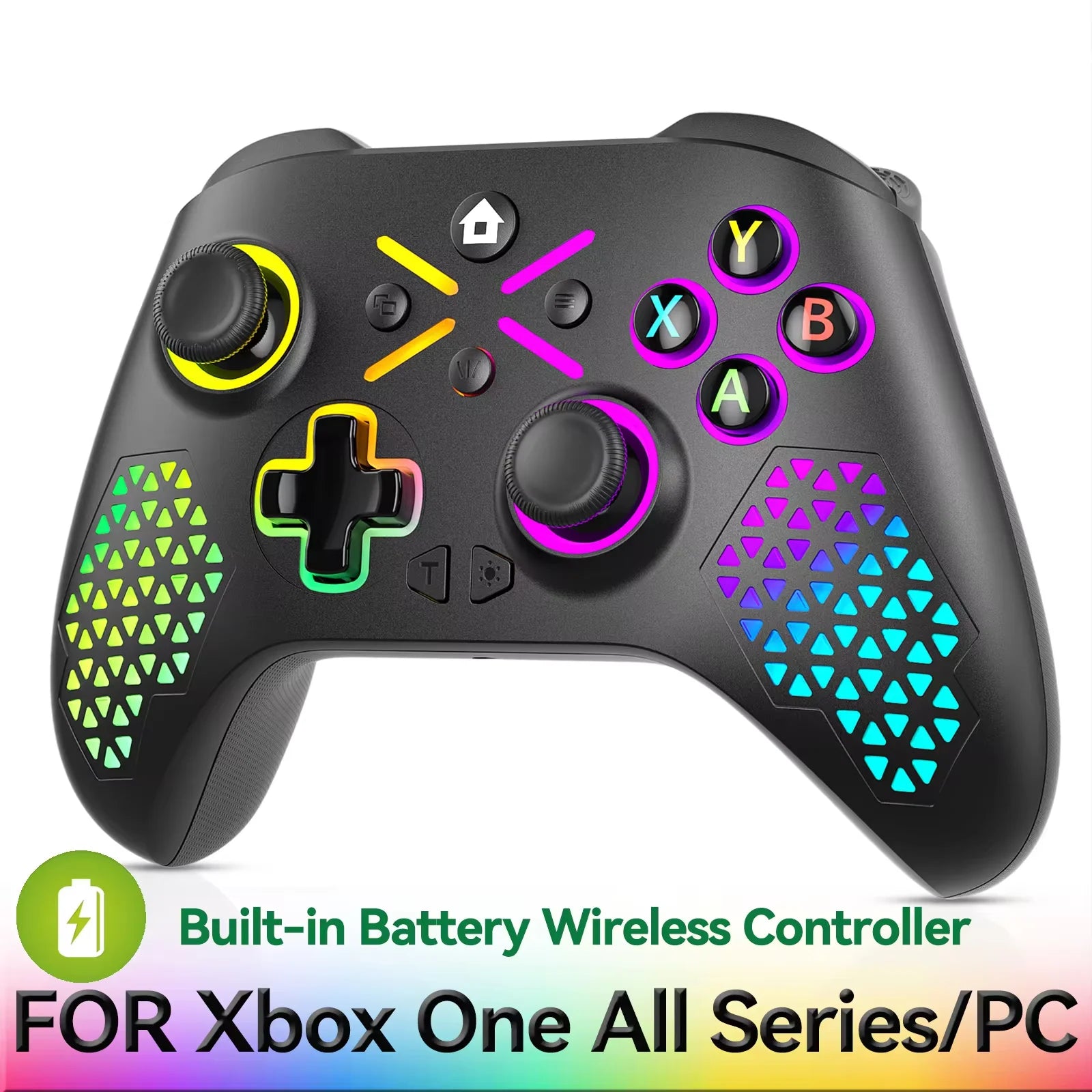 Wireless Gamepad for Xbox One ,Xbox Seris S ,Xbox Series X Console Win 7 8 10 Dual Vibra with Six Axis Gyroscope Game Controller