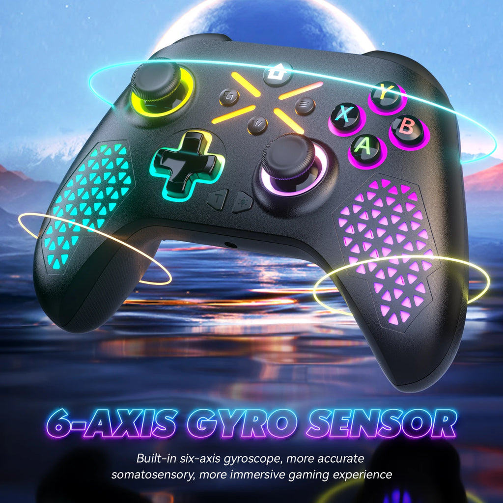 Wireless Gamepad for Xbox One ,Xbox Seris S ,Xbox Series X Console Win 7 8 10 Dual Vibra with Six Axis Gyroscope Game Controller